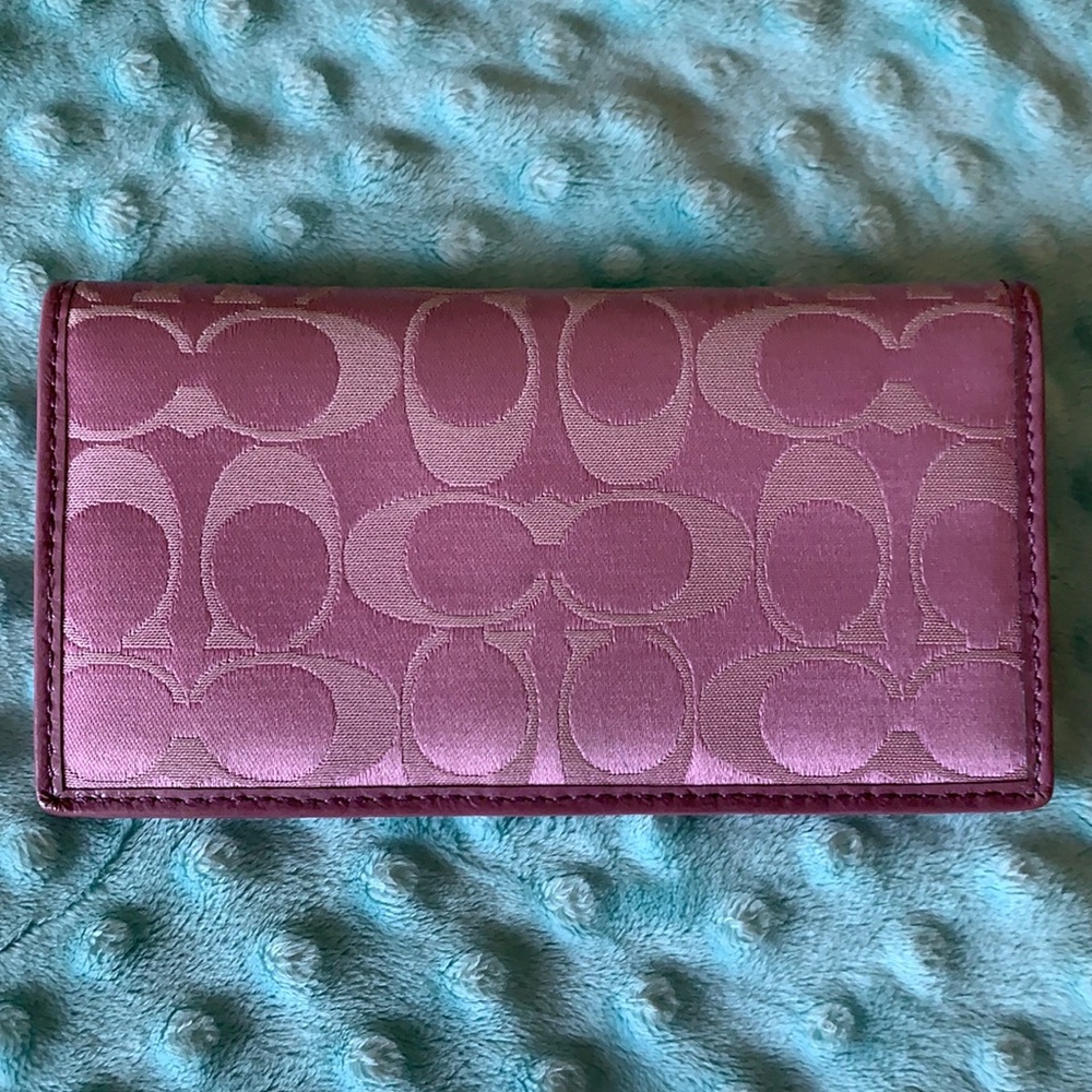 Authentic Coach Check Book